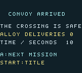 Frozen Crossing mission completion in the authentic game